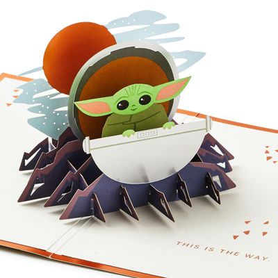 Star Wars : The Mandalorian The Child Pop-Up Card