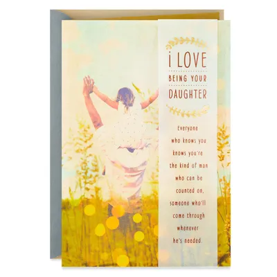 You Always Come Through Father's Day Card From Daughter for only USD 6.99 | Hallmark