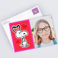 Personalized Peanuts® Snoopy and Hearts Love Photo Card for only USD 4.99 | Hallmark