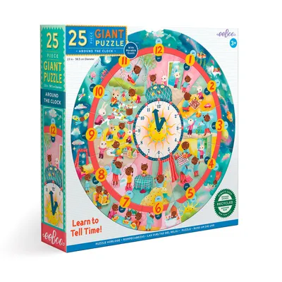 Around the Clock 25-Piece Giant Jigsaw Puzzle for Kids for only USD 21.99 | Hallmark
