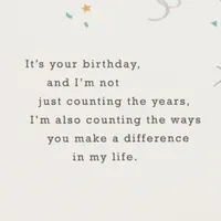 You Make a Difference in My Life Birthday Card for Dad for only USD 4.99 | Hallmark