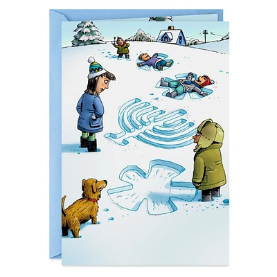 Snow Angels and Menorah Funny Hanukkah Card for only USD 2.99 | Hallmark