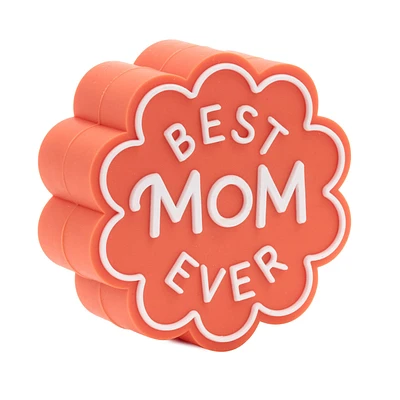 Charmers Best Mom Ever Coral Silicone Charm for only USD 8.99 | Hallmark