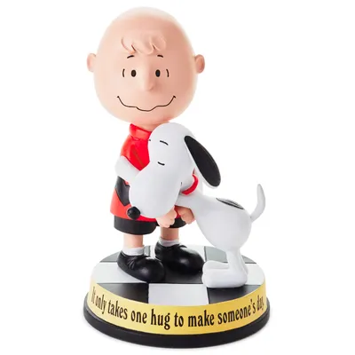 Peanuts® Charlie Brown and Snoopy One Hug Figurine, 5.5" for only USD 29.99 | Hallmark
