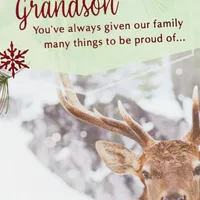 So Proud of the Man You've Become Christmas Card for Grandson for only USD 4.99 | Hallmark