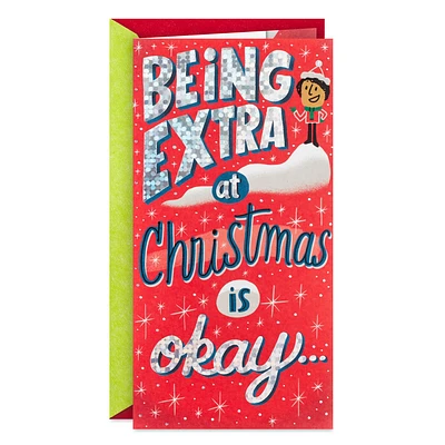 Something Extra Funny Pop-Up Money Holder Christmas Card for only USD 4.99 | Hallmark