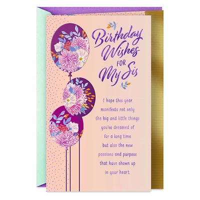 You Deserve Everything You Wish For Birthday Card for Sister for only USD 4.59 | Hallmark