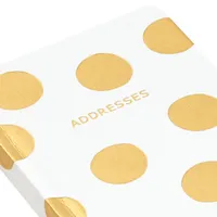 Gold Polka Dots Address Book for only USD 14.99 | Hallmark