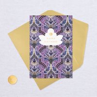 Purple Paisley Golden Moments Birthday Card for only USD 3.99 | Hallmark