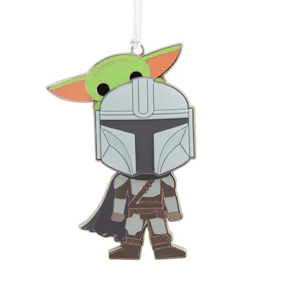 Star Wars: The Mandalorian™ and Grogu™ Metal With Dimension Hallmark Ornament for only USD 5.99 | Hallmark