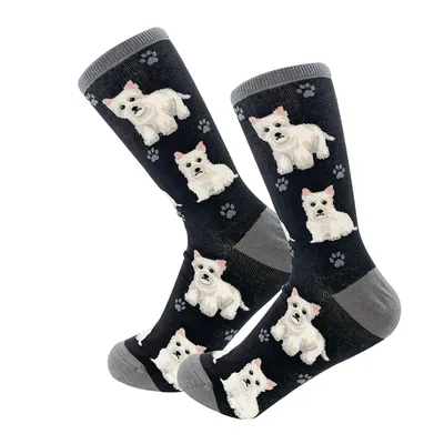 E&S Pets West Highland White Terrier Novelty Crew Socks for only USD 11.99 | Hallmark