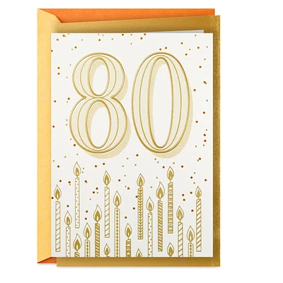 Keep On Shining 80th Birthday Card for only USD 4.99 | Hallmark