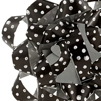 4.6" Black With Gray Dots Recyclable Gift Bow for only USD 1.99 | Hallmark