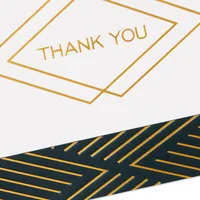 Black and Gold Bulk Blank Thank-You Notes, Pack of 50 for only USD 13.99 | Hallmark