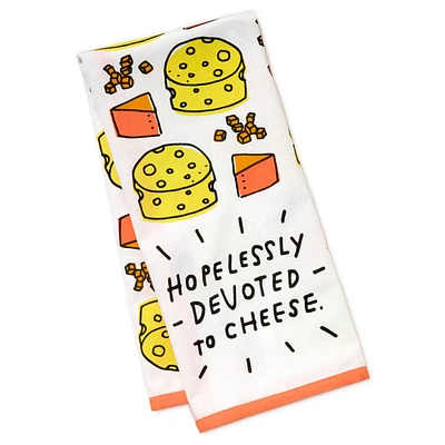 Hopelessly Devoted to Cheese Funny Tea Towel, 18x26 for only USD 14.99 | Hallmark