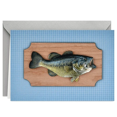 Bass on Wooden Plaque Birthday Card for only USD 8.99 | Hallmark