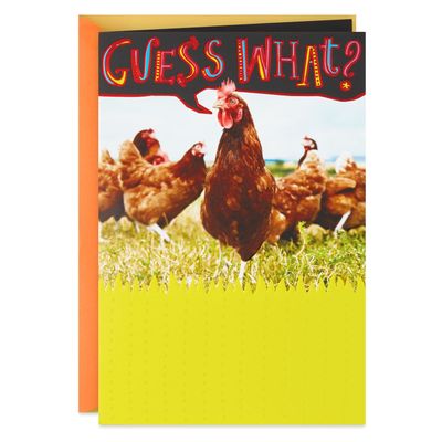 Chicken Butt Funny Pop-Up Birthday Card
