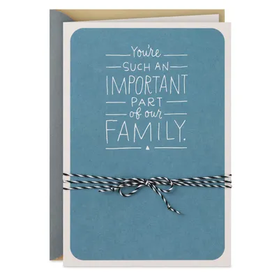 Important Part of Our Family Father's Day Card for only USD 5.99 | Hallmark