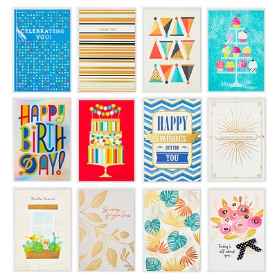 All-Occasion Assortment Boxed Cards, Pack of 12 for only USD 13.99 | Hallmark