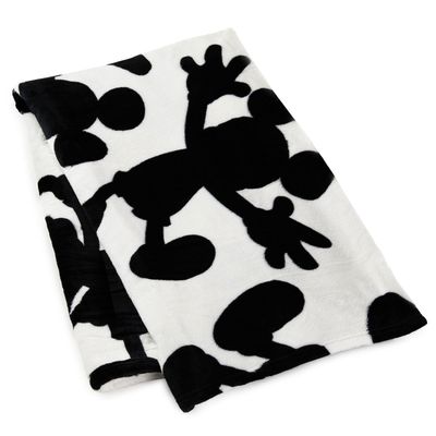 Disney Mickey Mouse Silhouettes Throw Blanket, 50x60