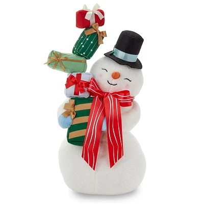 Snowman With Presents Plush Holiday Decor, 18" for only USD 34.99 | Hallmark