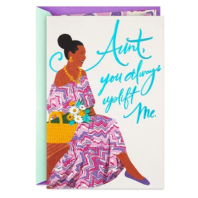 You Always Uplift Me Mother's Day Card for Aunt for only USD 6.59 | Hallmark