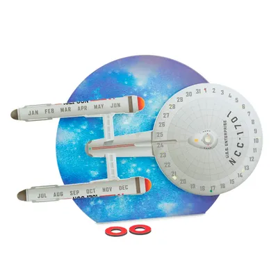 Star Trek™ U.S.S. Enterprise™ Magnetic Perpetual Calendar for only USD 29.99 | Hallmark