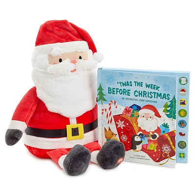 ’Twas the Week Before Christmas Interactive Santa Plush and Book With Sound for only USD 49.99 | Hallmark