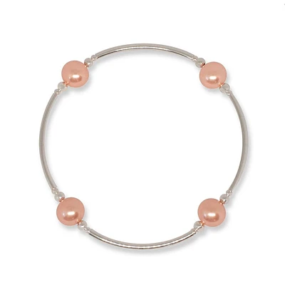 Made As Intended Peach Pearl Blessing Bracelet for only USD 29.99 | Hallmark