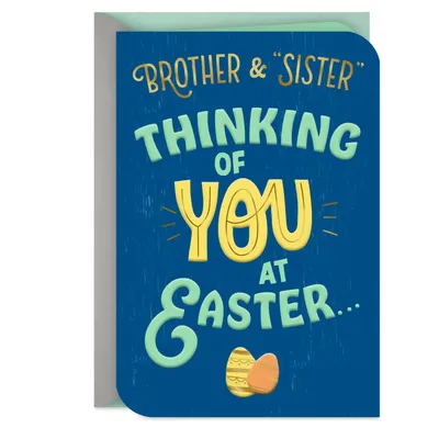 Joy, Peace and Love Easter Card for Brother and His Wife for only USD 2.99 | Hallmark
