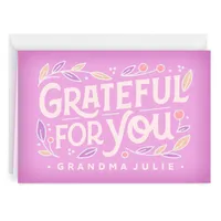 Personalized Grateful for You Card for only USD 4.99 | Hallmark