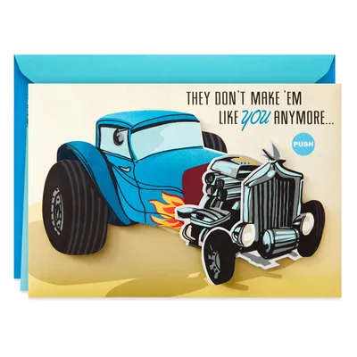 Vintage Hot Rod Car Father's Day Card With Sound and Motion for only USD 8.99 | Hallmark