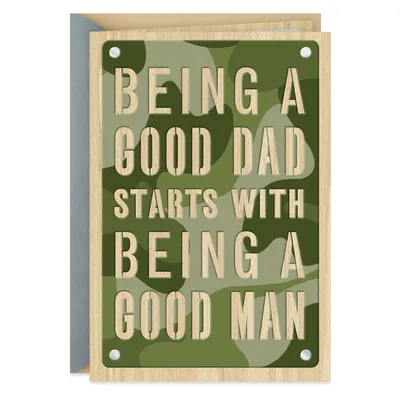 A Good Dad and a Good Man Father's Day Card for only USD 4.99 | Hallmark