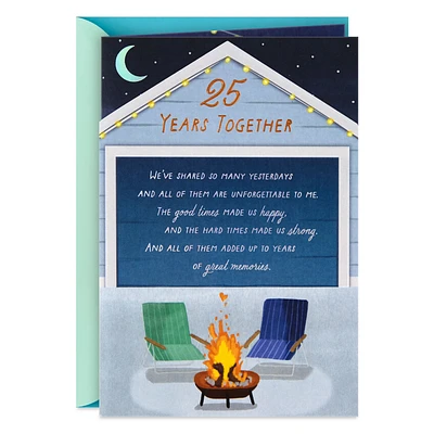 Unforgettable Yesterdays 25th Anniversary Card for Husband or Wife for only USD 5.59 | Hallmark