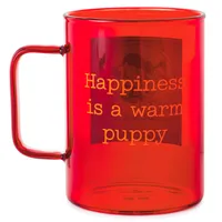 Peanuts® Happiness Is a Warm Puppy Glass Mug, 20 oz. for only USD 16.99 | Hallmark