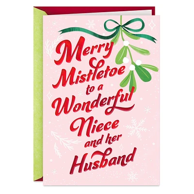 Merry Mistletoe Christmas Card for Niece and Her Husband for only USD 2.99 | Hallmark