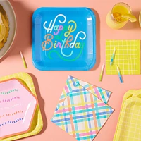 Bright Pastel Plaid Cocktail Napkins, Set of 16 for only USD 4.49 | Hallmark