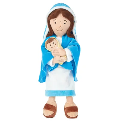 Mother Mary Holding Baby Jesus Stuffed Doll, 12.75" for only USD 16.99 | Hallmark