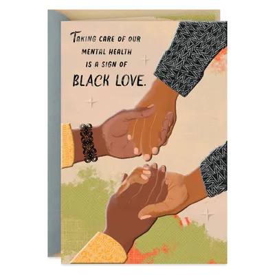 You're Never Alone Black Self-Care Encouragement Card for only USD 3.99 | Hallmark
