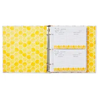 Yellow Honeycomb Recipe Organizer Book for only USD 24.99 | Hallmark