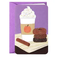 3.25" Mini Happy Pumpkin Spice Season Card for only USD 1.99 | Hallmark