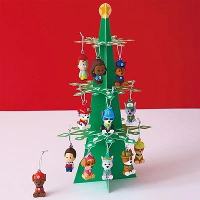 Paw Patrol™ Hallmark Countdown Calendar Paper Tree Set With 12 Mini Ornaments for only USD 29.99 | Hallmark