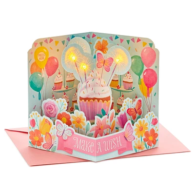 Make a Wish Musical 3D Pop-Up Birthday Card With Light for only USD 8.99 | Hallmark