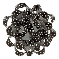 4.6" Black With Gray Dots Recyclable Gift Bow for only USD 1.99 | Hallmark