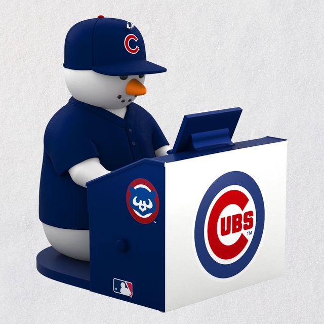 Chicago Cubs Mascot Statue Ornament