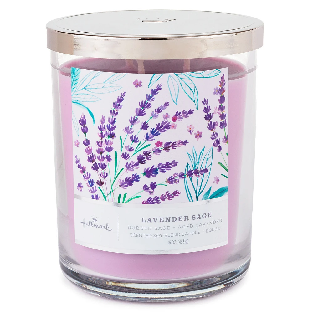 Lavender Sage 3-Wick Jar Candle, 16 oz. for only USD 29.99 | Hallmark