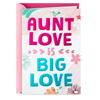 Big Love Mother's Day Card for Aunt for only USD 4.59 | Hallmark