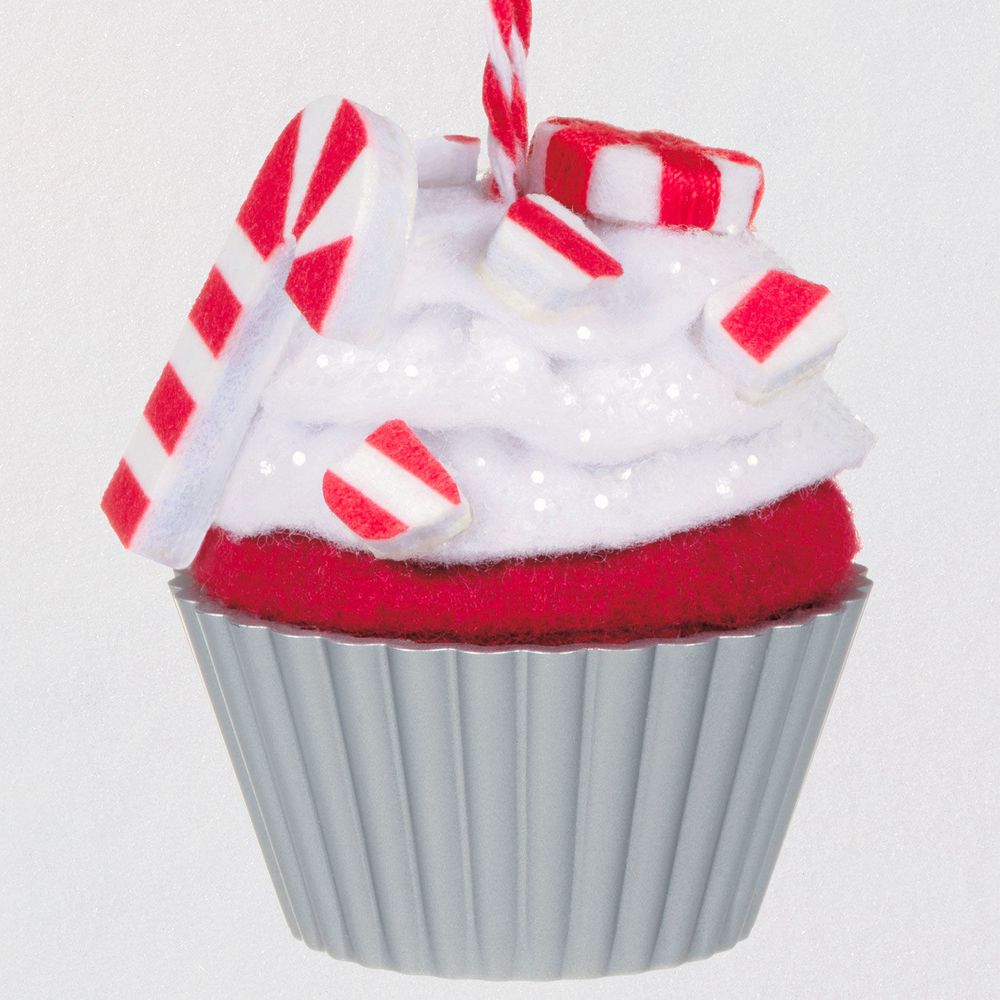 Christmas Cupcakes Holiday Merry-Mint Ornament
