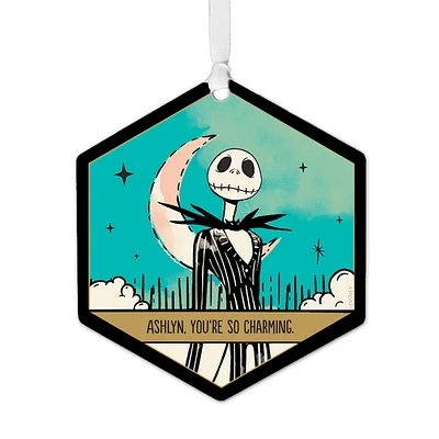 Disney Tim Burton's The Nightmare Before Christmas Metal Personalized Ornament, Custom Text for only USD 18.99 | Hallmark