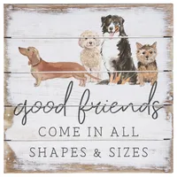 Simply Said Good Friend Come Petite Pallet Wood Sign, 8x8 for only USD 24.99 | Hallmark